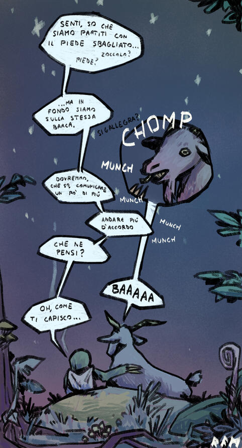 Procopio and his goat (Oct 2020)